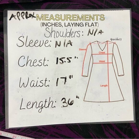 NWT Purple Black Mesh Babydoll Dress Whimsigoth Y2K Tie Waist Vamp Fairy Grunge - Picture 5 of 14